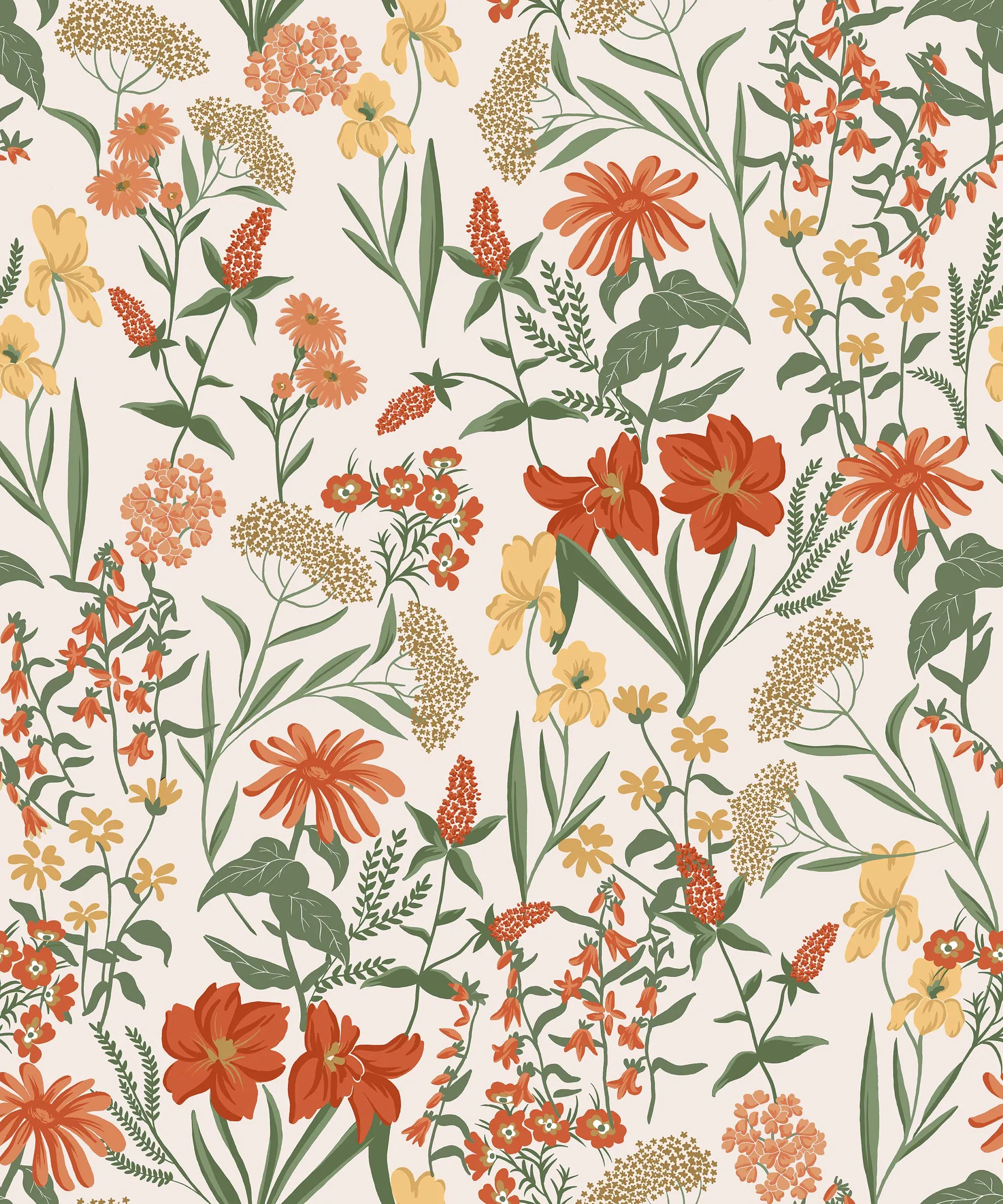 Обои для стен CoDe Flora 00092_FLORA_ReadyRoll_SAMBUCO_COPPER-RED_LW