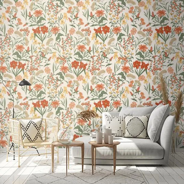 Обои для стен CoDe Flora 00092_FLORA_ReadyRoll_SAMBUCO_COPPER-RED_LW #2