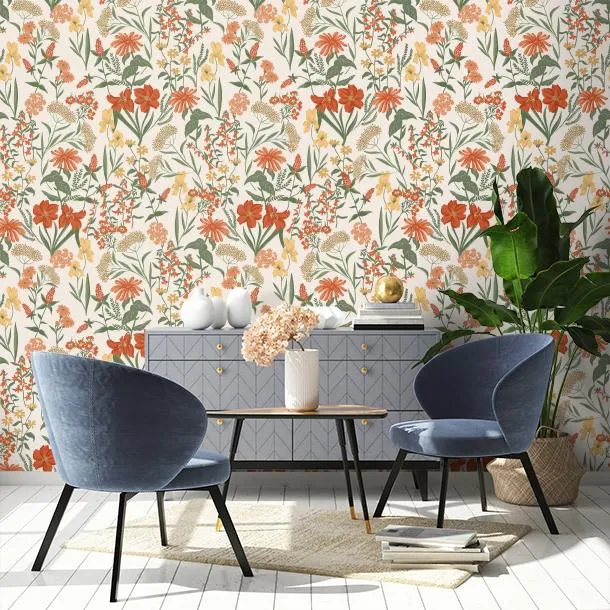 Обои для стен CoDe Flora 00092_FLORA_ReadyRoll_SAMBUCO_COPPER-RED_LW #3