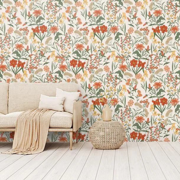 Обои для стен CoDe Flora 00092_FLORA_ReadyRoll_SAMBUCO_COPPER-RED_LW #5