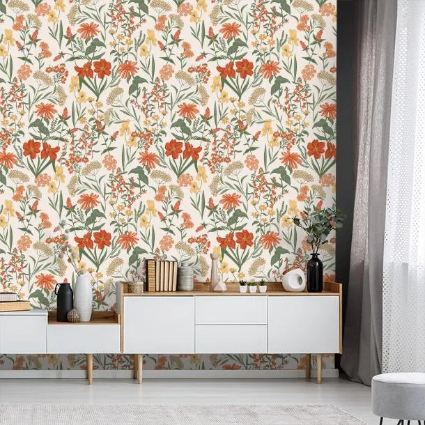 Обои для стен CoDe Flora 00092_FLORA_ReadyRoll_SAMBUCO_COPPER-RED_LW #6