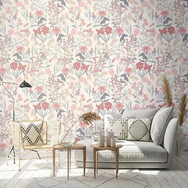 Обои для стен CoDe Flora 00093_FLORA_ReadyRoll_SAMBUCO_OLD-ROSE_LW #2