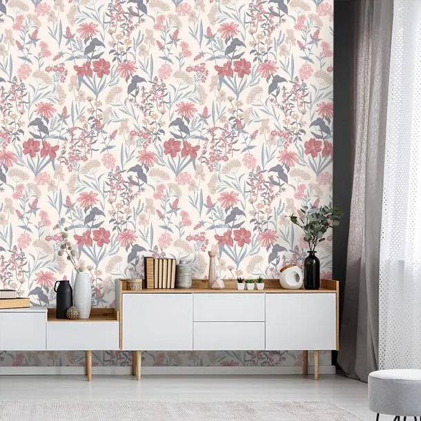 Обои для стен CoDe Flora 00093_FLORA_ReadyRoll_SAMBUCO_OLD-ROSE_LW #6