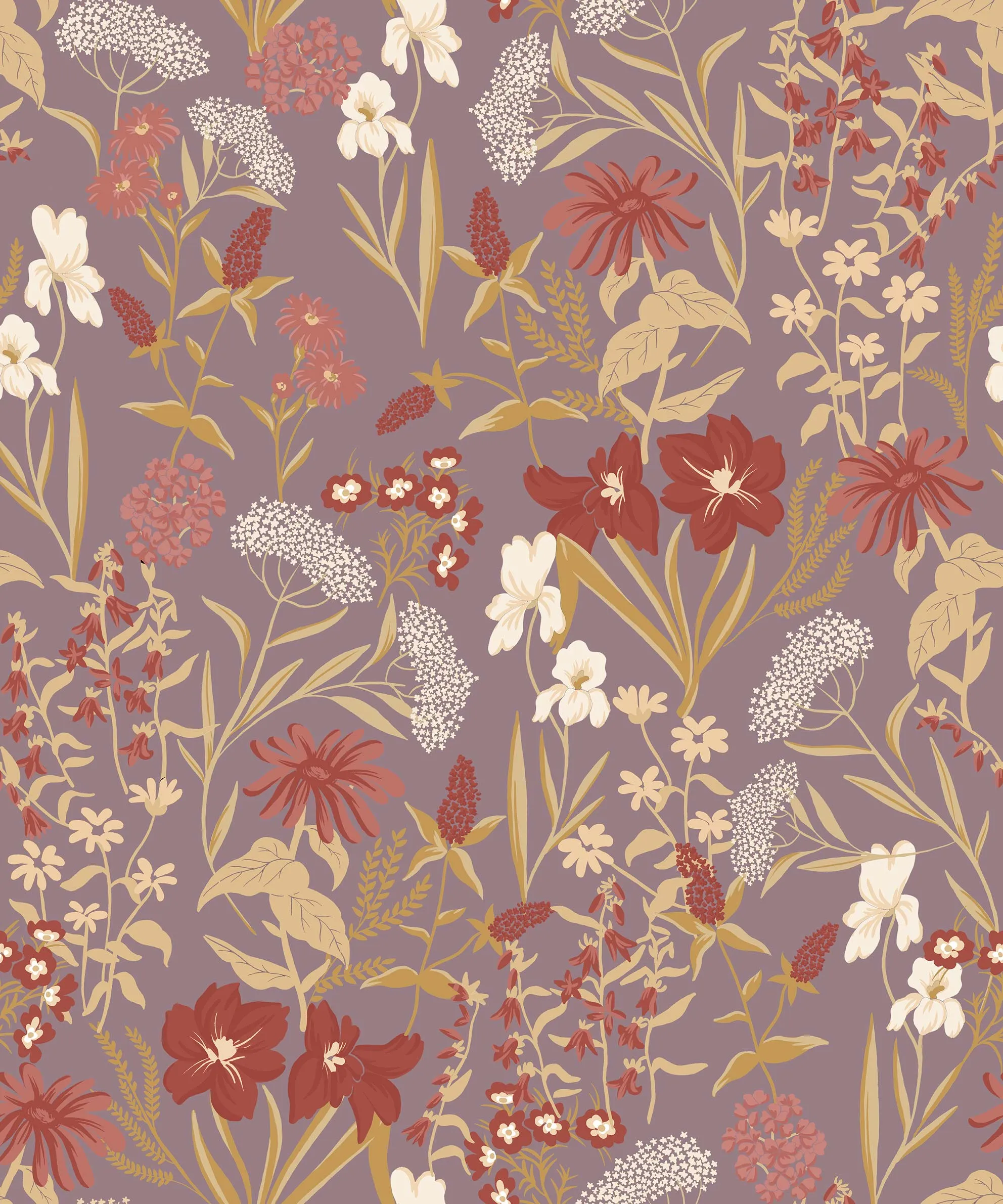 Обои для стен CoDe Flora 00094_FLORA_ReadyRoll_SAMBUCO_OLD-LAVENDER_LW