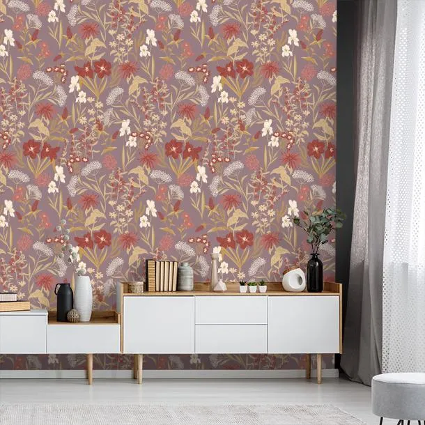 Обои для стен CoDe Flora 00094_FLORA_ReadyRoll_SAMBUCO_OLD-LAVENDER_LW #6