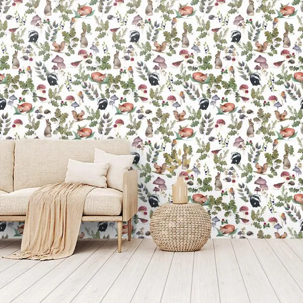 Обои для стен CoDe Flora 00121_FLORA_ReadyRoll_SOTTOBOSCO_SNOW_LW #5