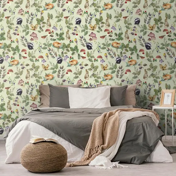 Обои для стен CoDe Flora 00122_FLORA_ReadyRoll_SOTTOBOSCO_CELADON_LW #7