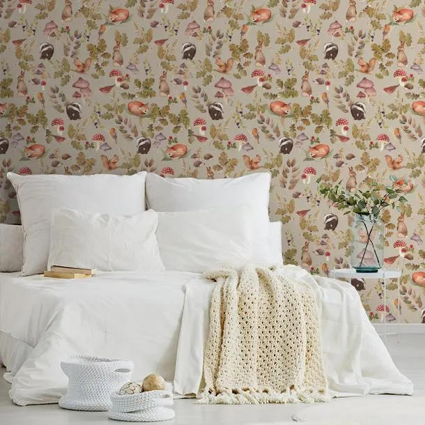 Обои для стен CoDe Flora 00123_FLORA_ReadyRoll_SOTTOBOSCO_PALE-SILVER_LW #8