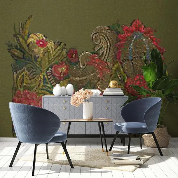 Обои для стен Elitis Lins brodes vp-956-01 #3