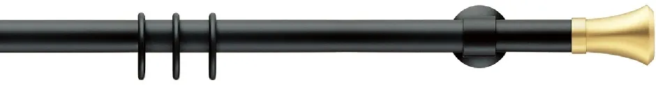 Карниз JAZZ schwarz-messing matt