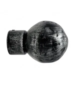 Карниз embout-boule-noir-brosse-d28