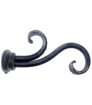 Карниз embout-capra-noir-brosse-d28