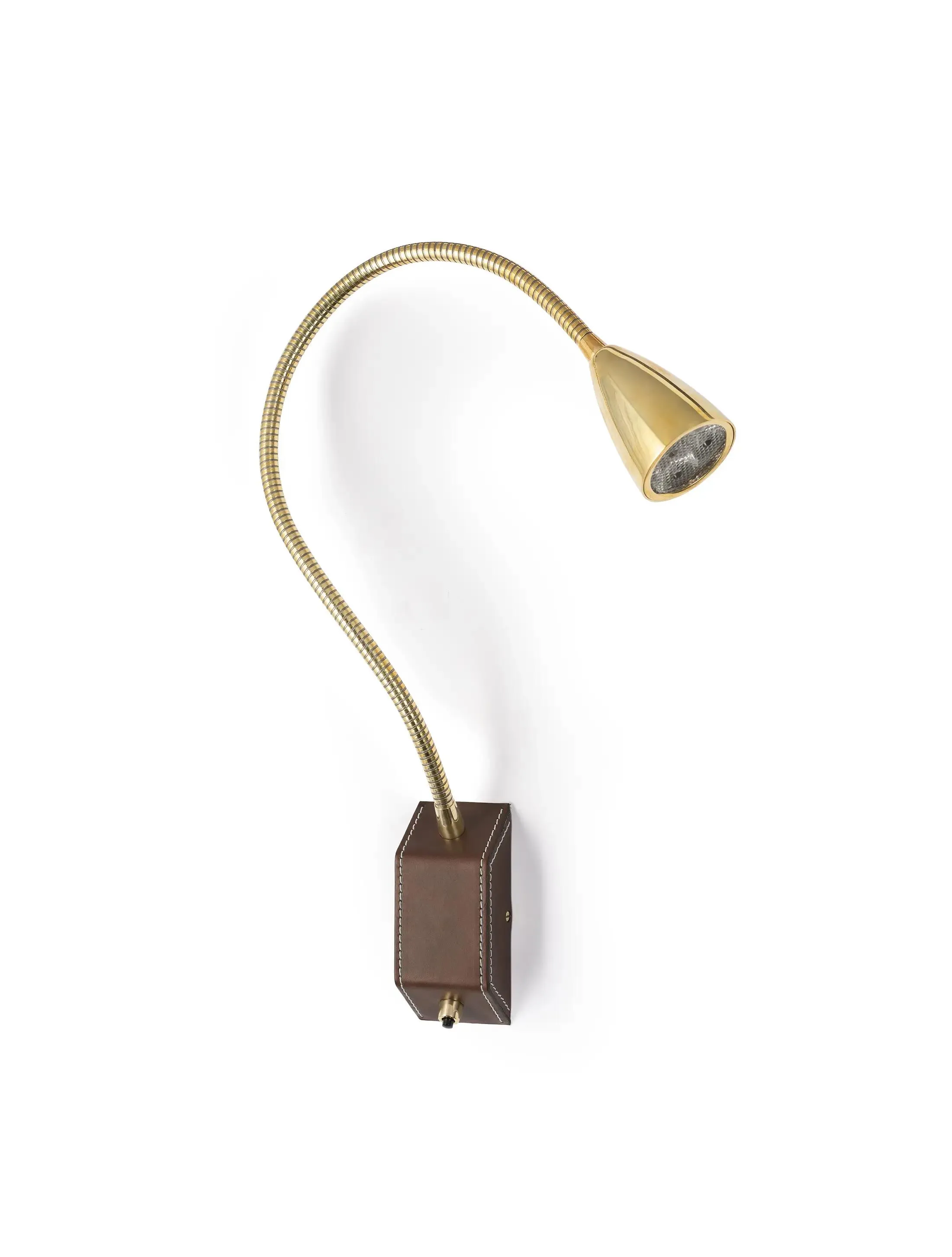 Бра Flexi-PolishedBrass-Chocolate