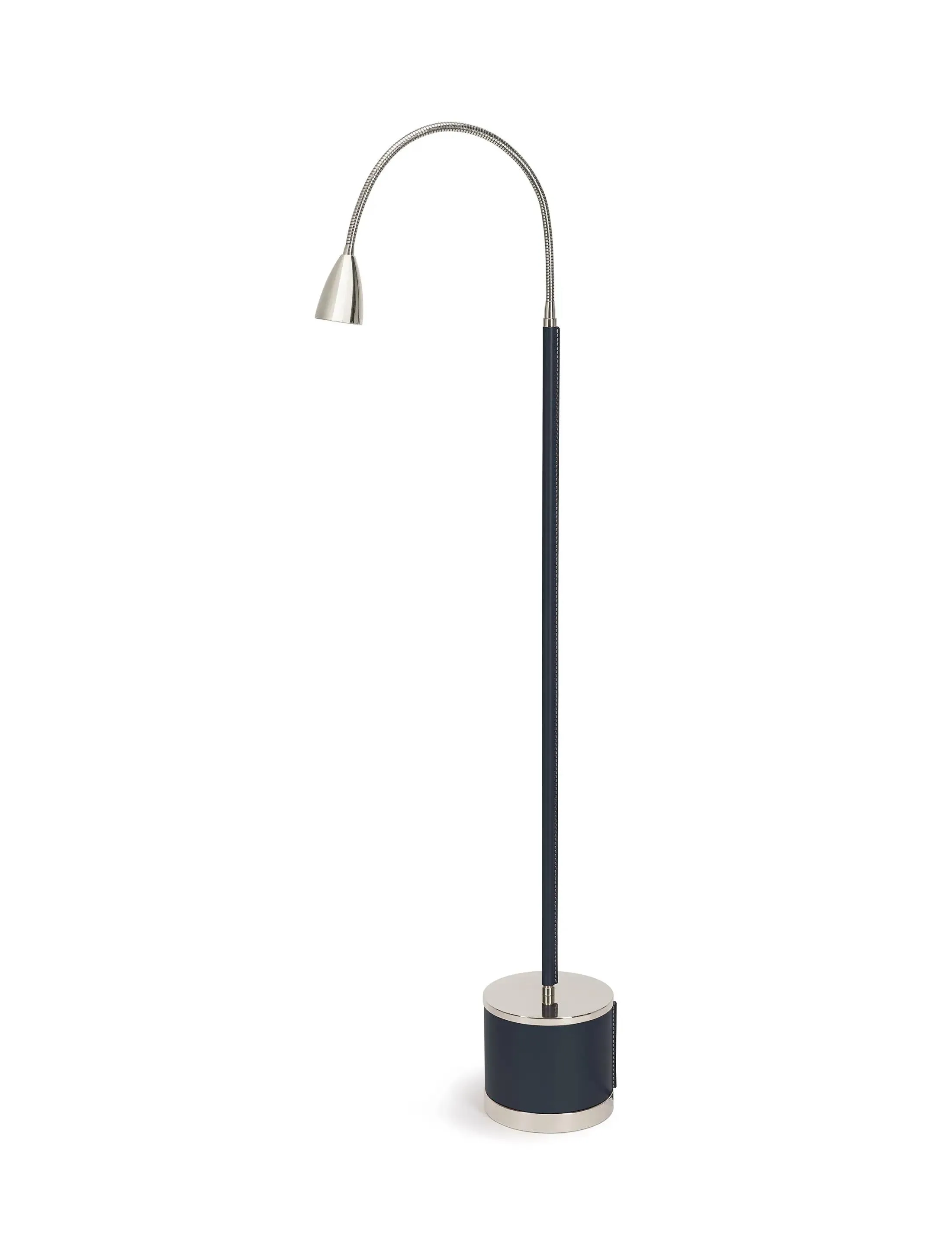 Торшер Floor-Flexi-PolishedNickel-Navy