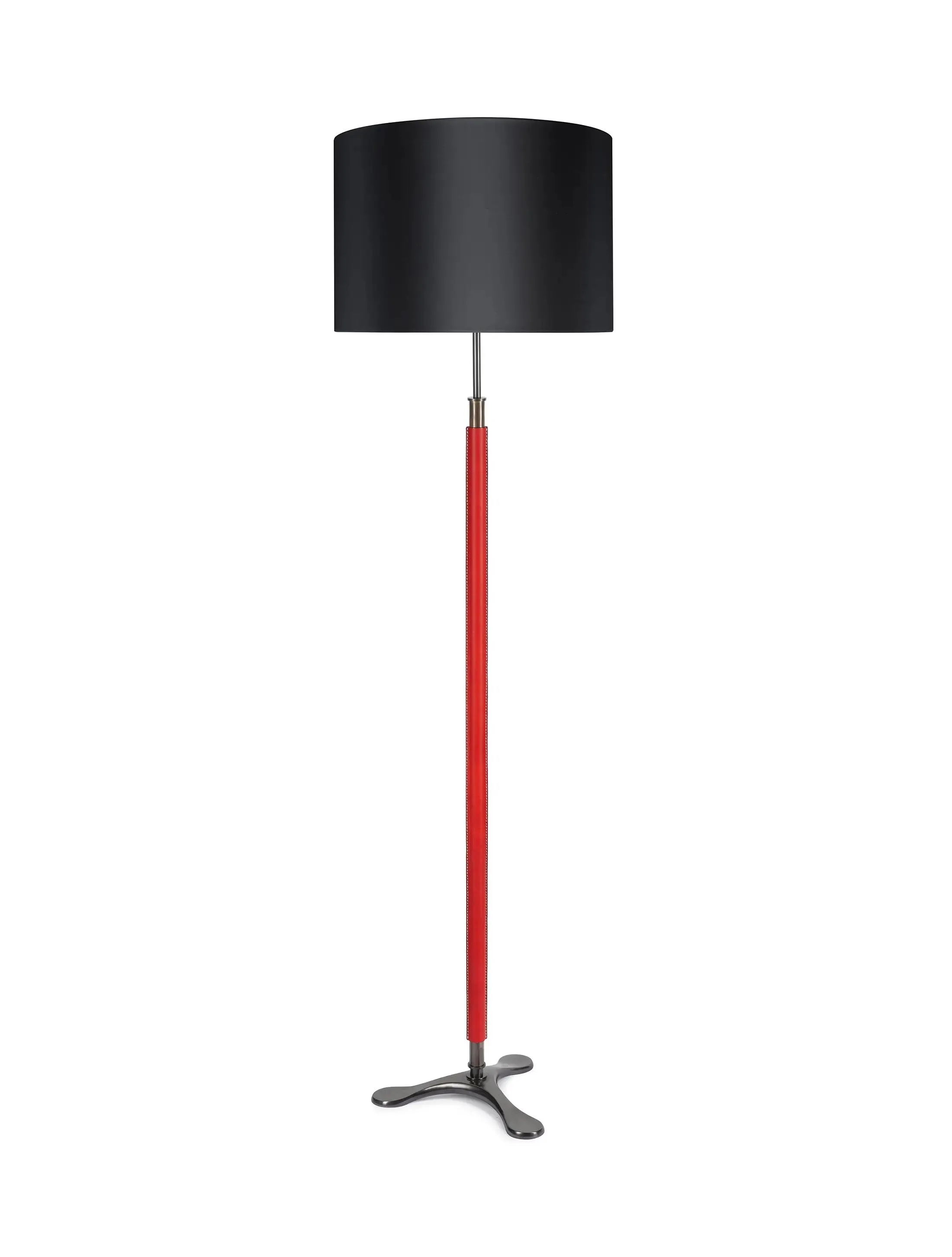 Торшер Floor-Tripod-Bronze-Red