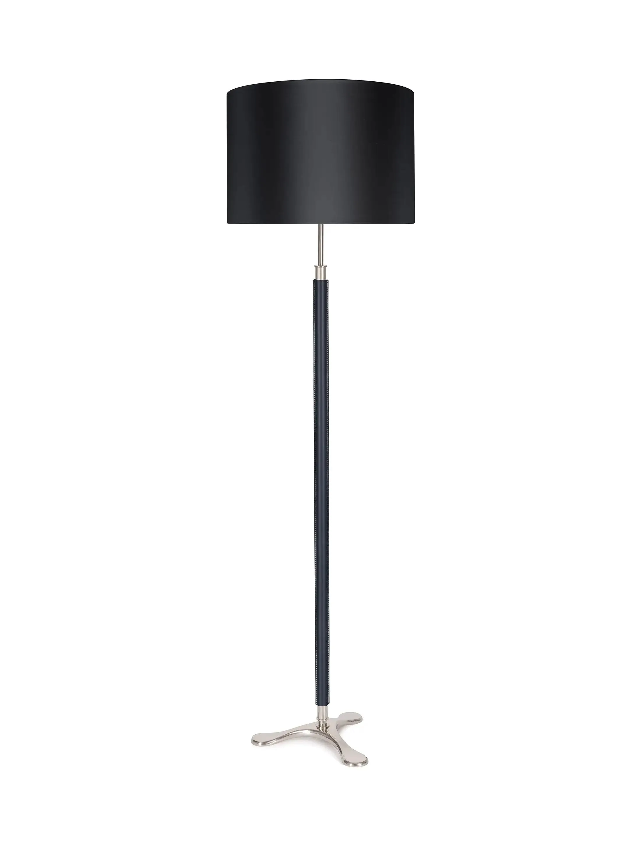 Торшер Floor-Tripod-PolishedNickel-Navy