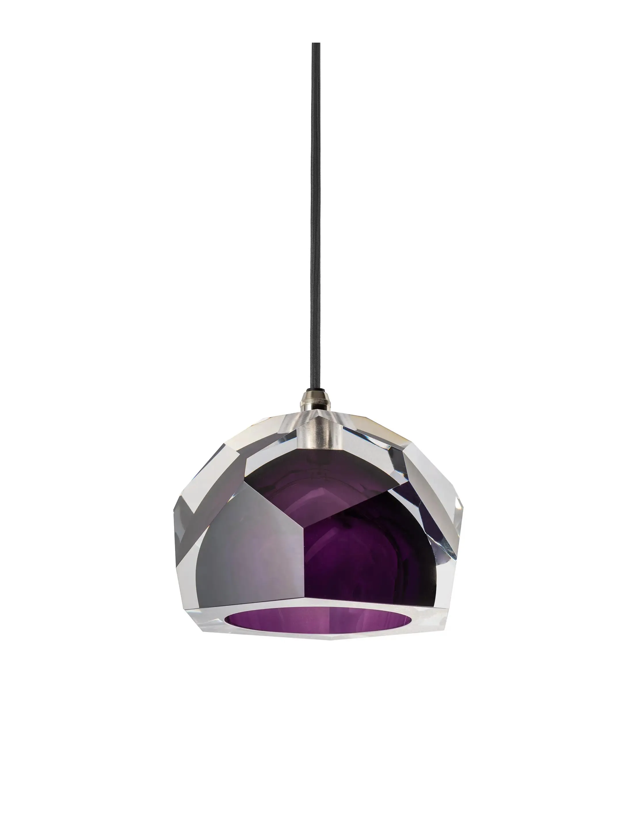 Люстра Pendant-Jewel-Ball-PolishedNickel-Purple