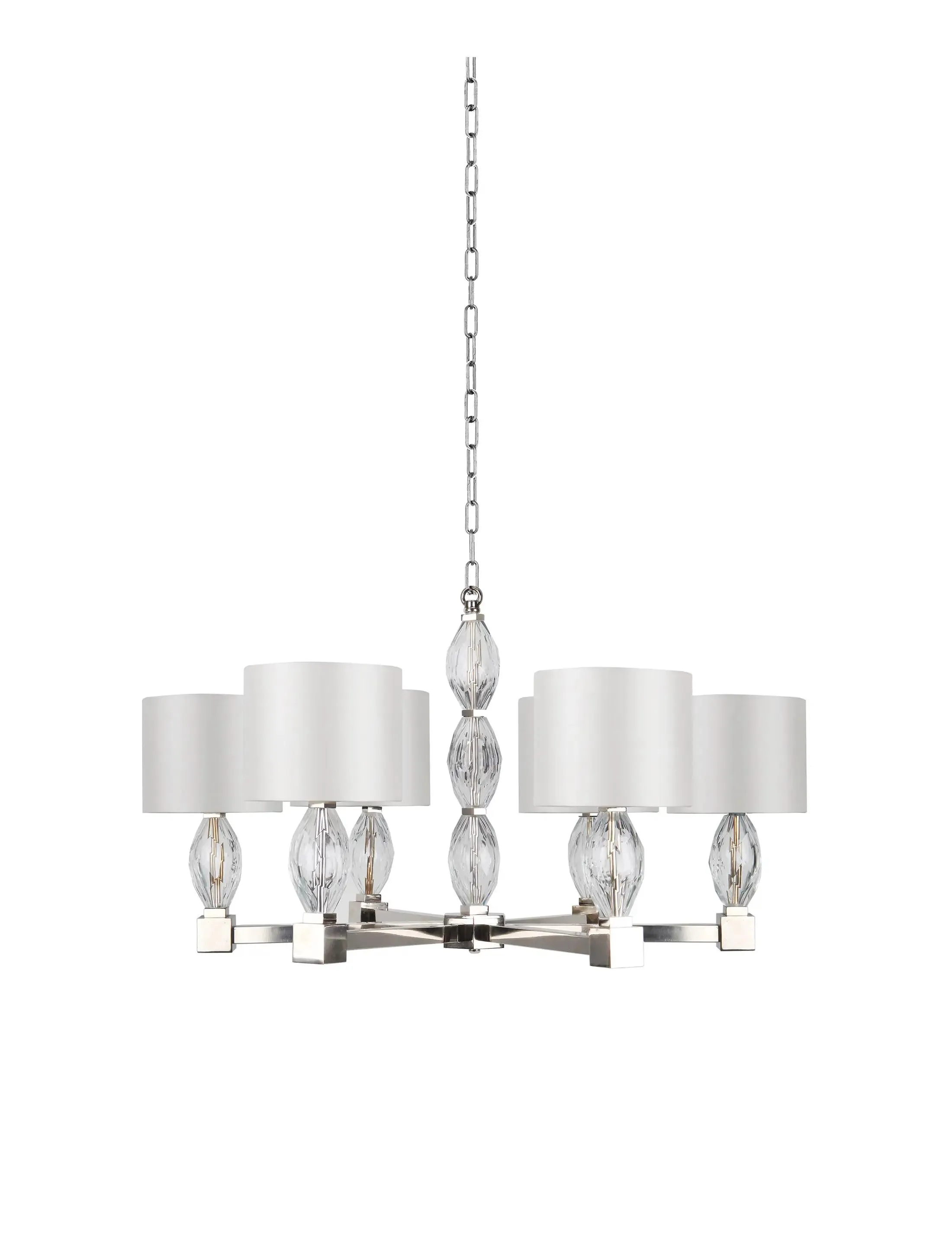 Люстра Pendant-Jewel-PolishedNickel-Clear