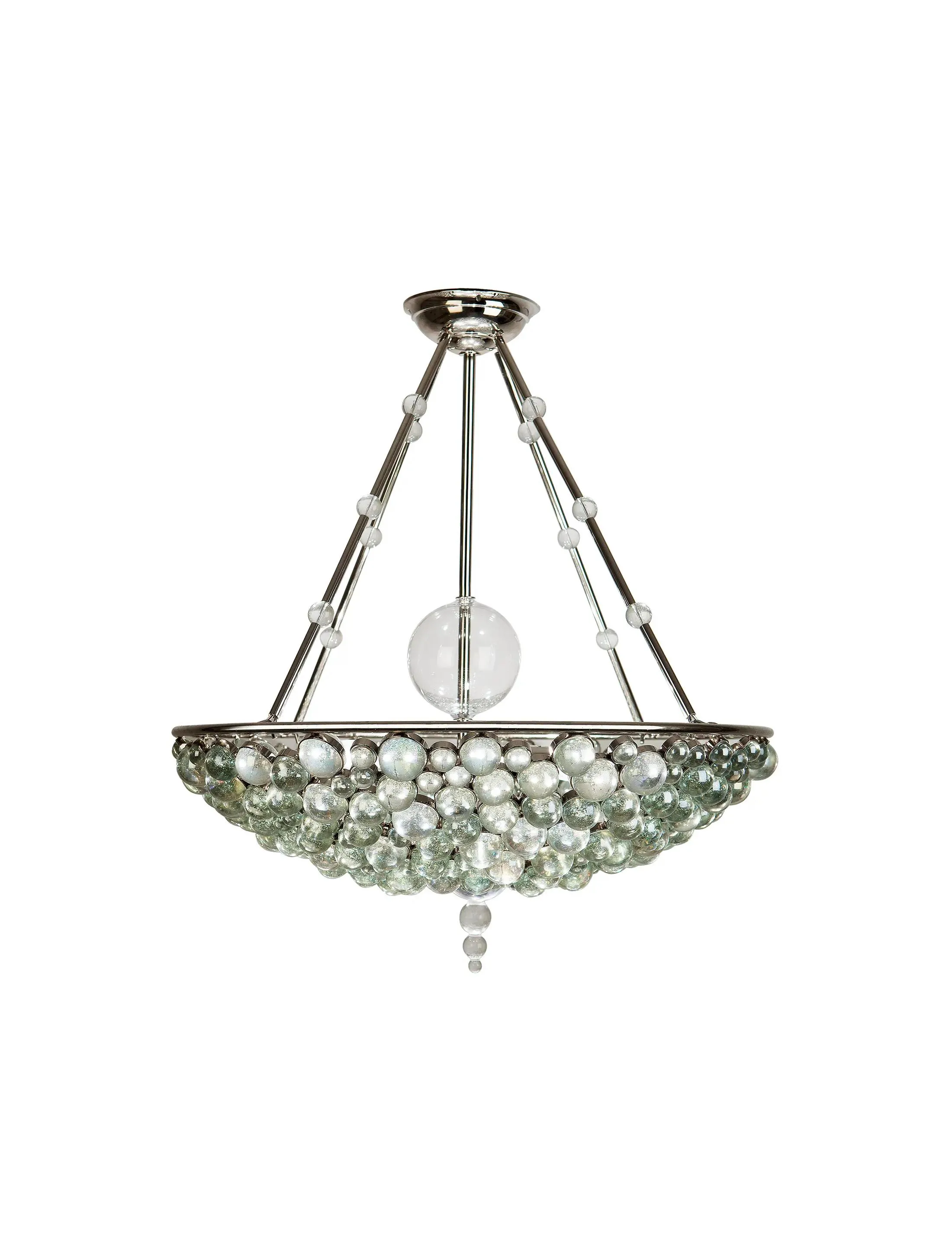 Люстра Pendant-Oyster-60-Shallow-PolishedNickel