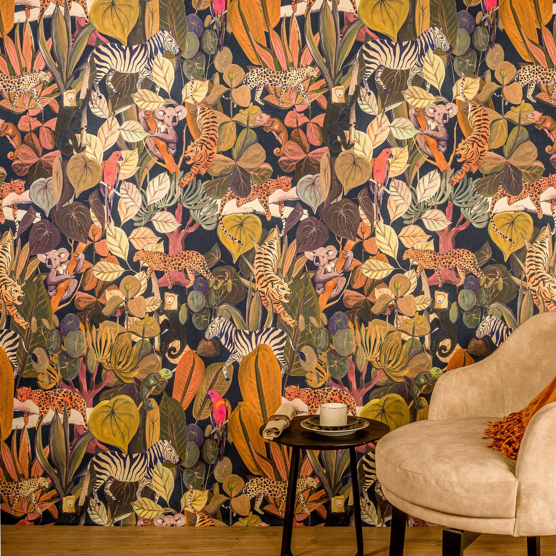 Обои для стен Bekaert Textiles Riviera Jungle_expressive