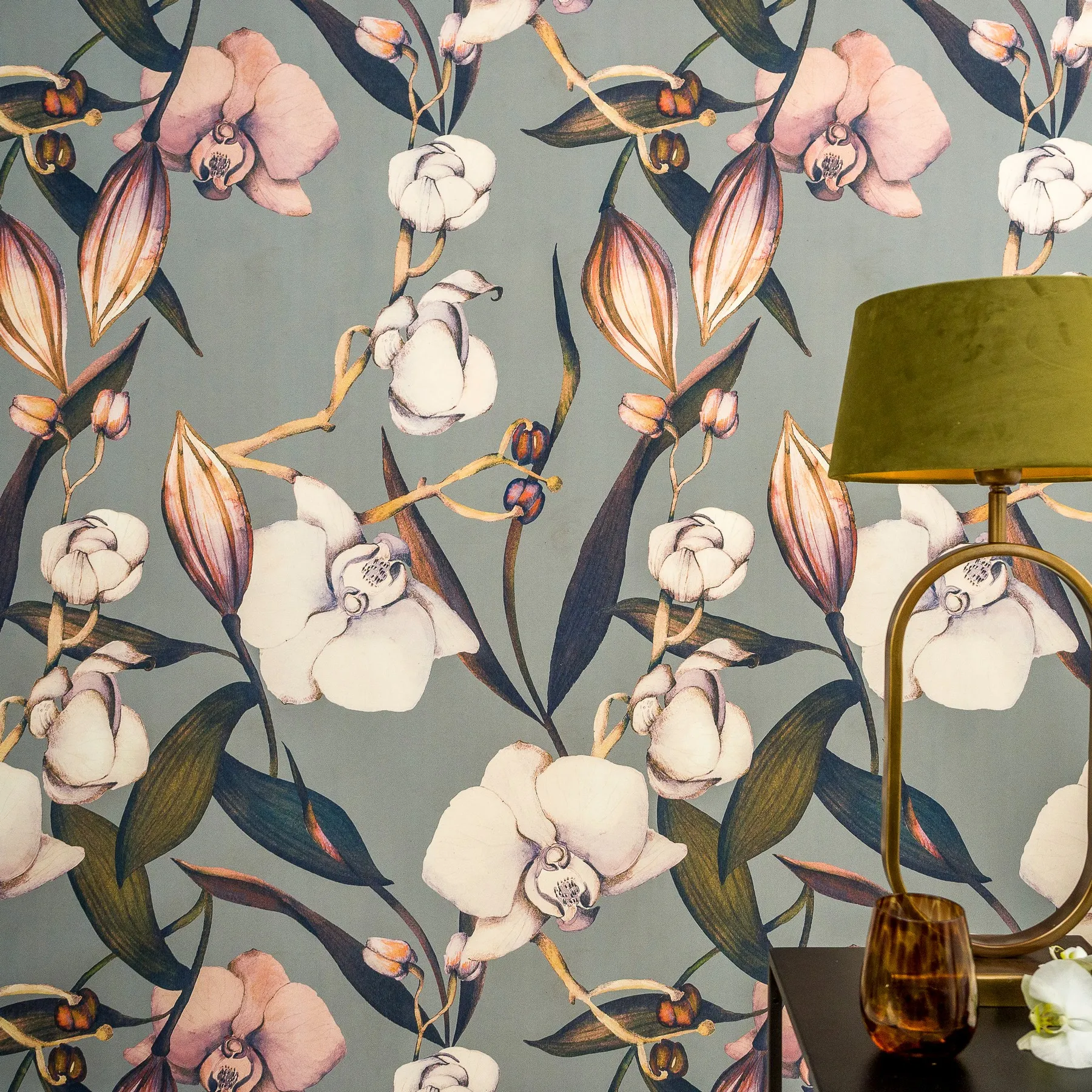 Обои для стен Bekaert Textiles Riviera Orchidee_nature