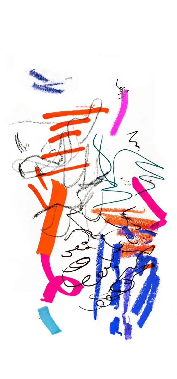 Ткань Kvadrat Script by Sarah Illenberger 7071_C0000