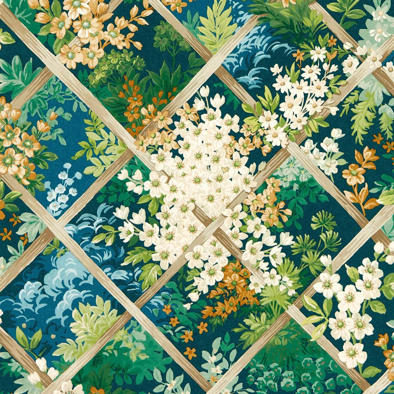 Обои для стен Clarke&Clarke Secret Garden Wallpaper W0195-01