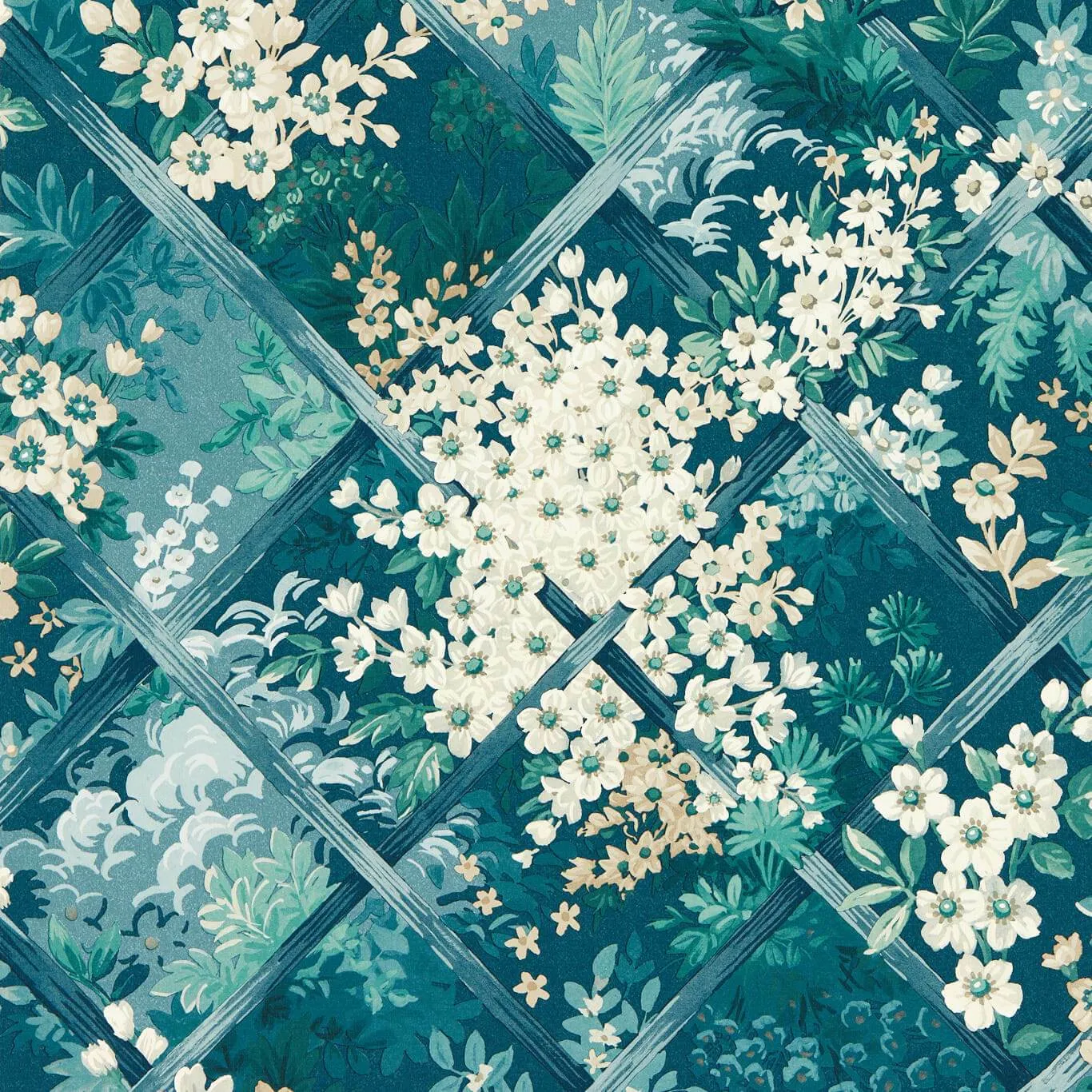 Обои для стен Clarke&Clarke Secret Garden Wallpaper W0195-02