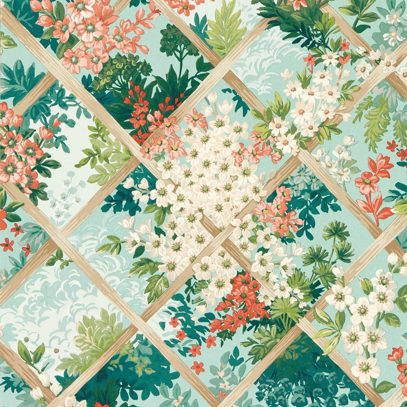 Обои для стен Clarke&Clarke Secret Garden Wallpaper W0195-03