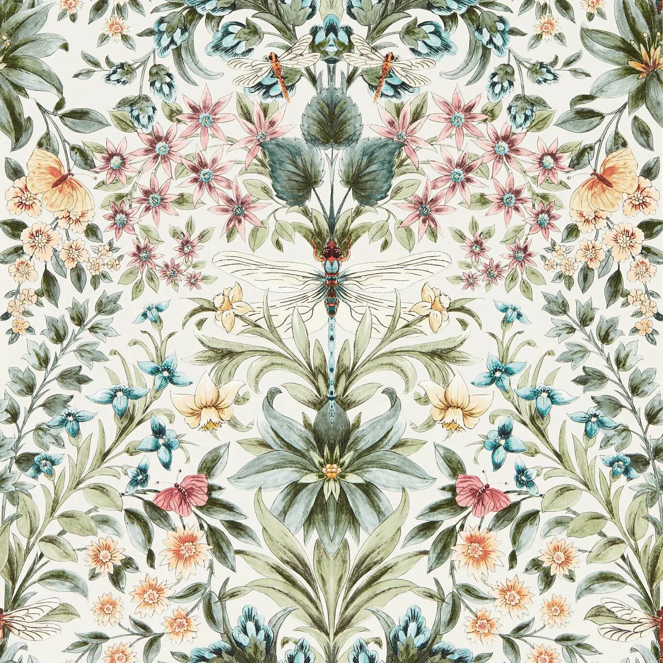 Обои для стен Clarke&Clarke Secret Garden Wallpaper W0196-03