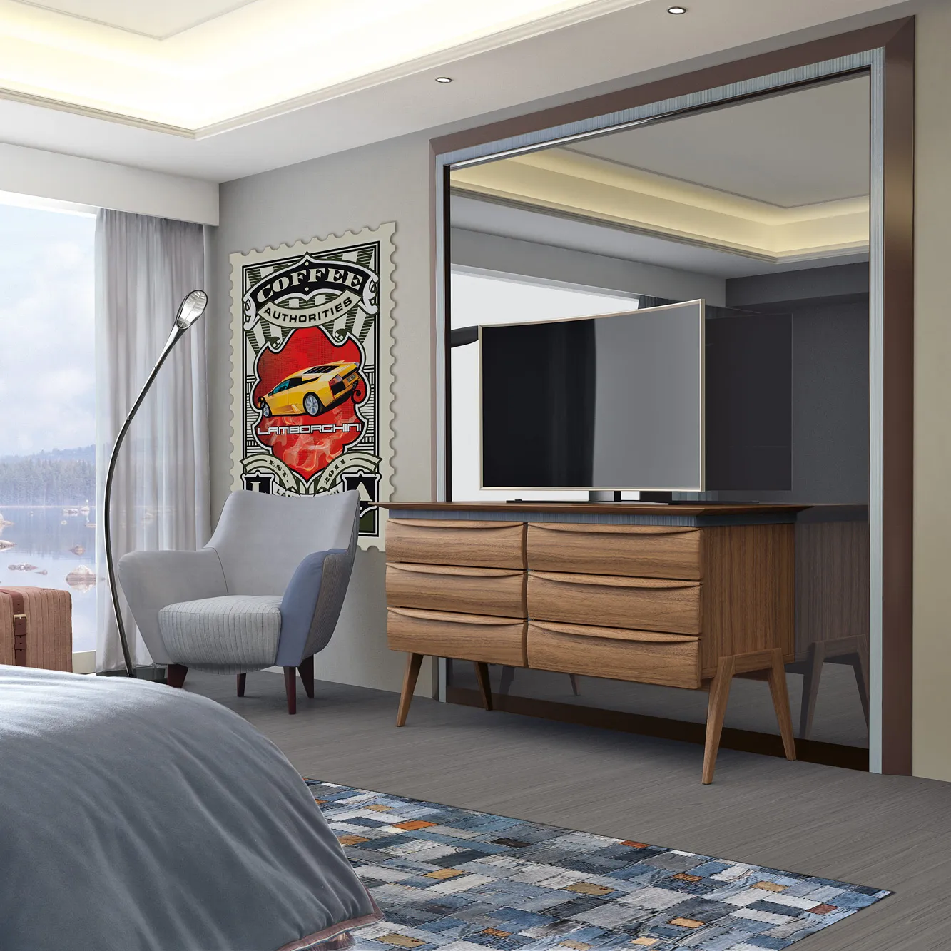 Комплект мебели для гостиной Halley_Collection_Complementi_25