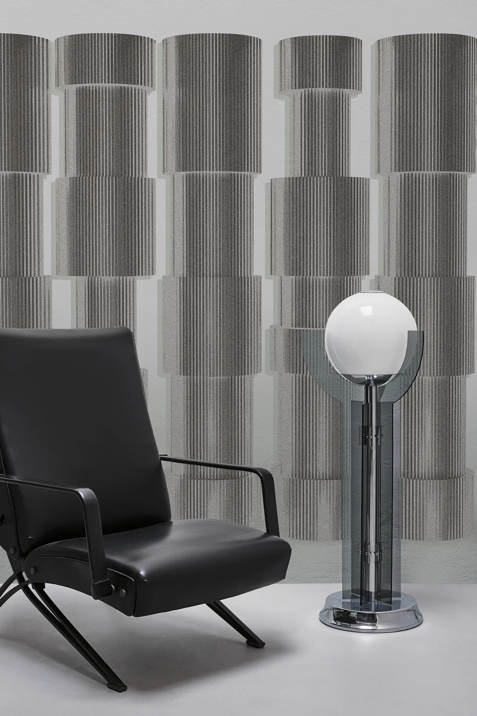 Обои для стен Wall&Deco 2023 Contemporary Wallpaper INDUSTRIAL-PILLARS