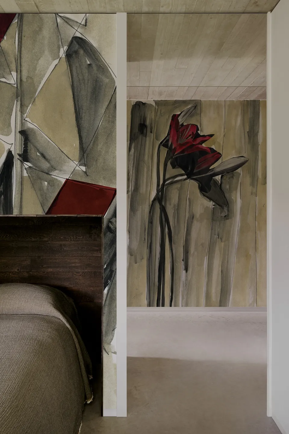 Обои для стен Wall&Deco 2023 Contemporary Wallpaper LILLU-ARRUBIU_3zGDBTI