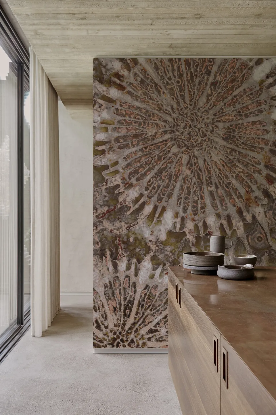 Обои для стен Wall&Deco 2023 Contemporary Wallpaper PALEOCORALS