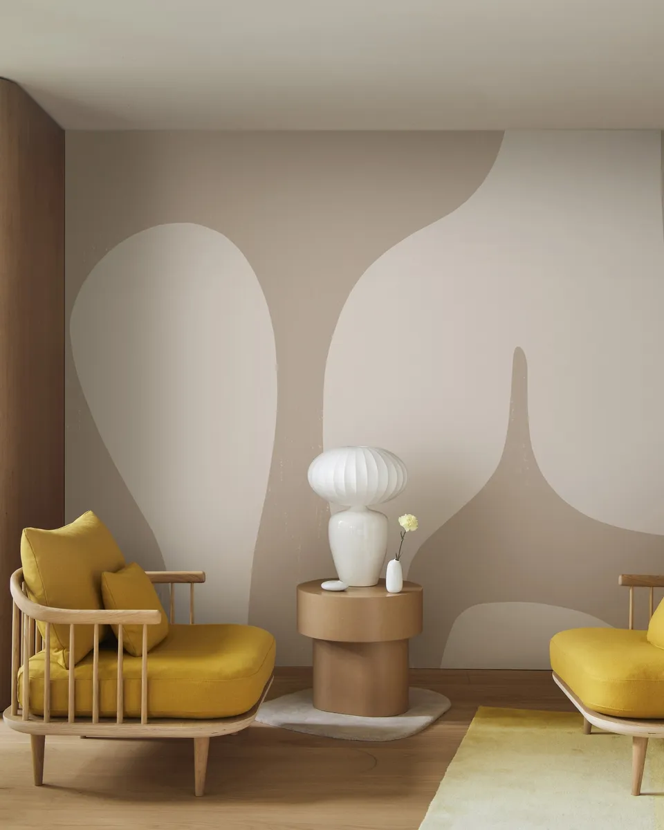 Обои для стен Wall&Deco 2024 Contemporary Wallpaper ISAMU