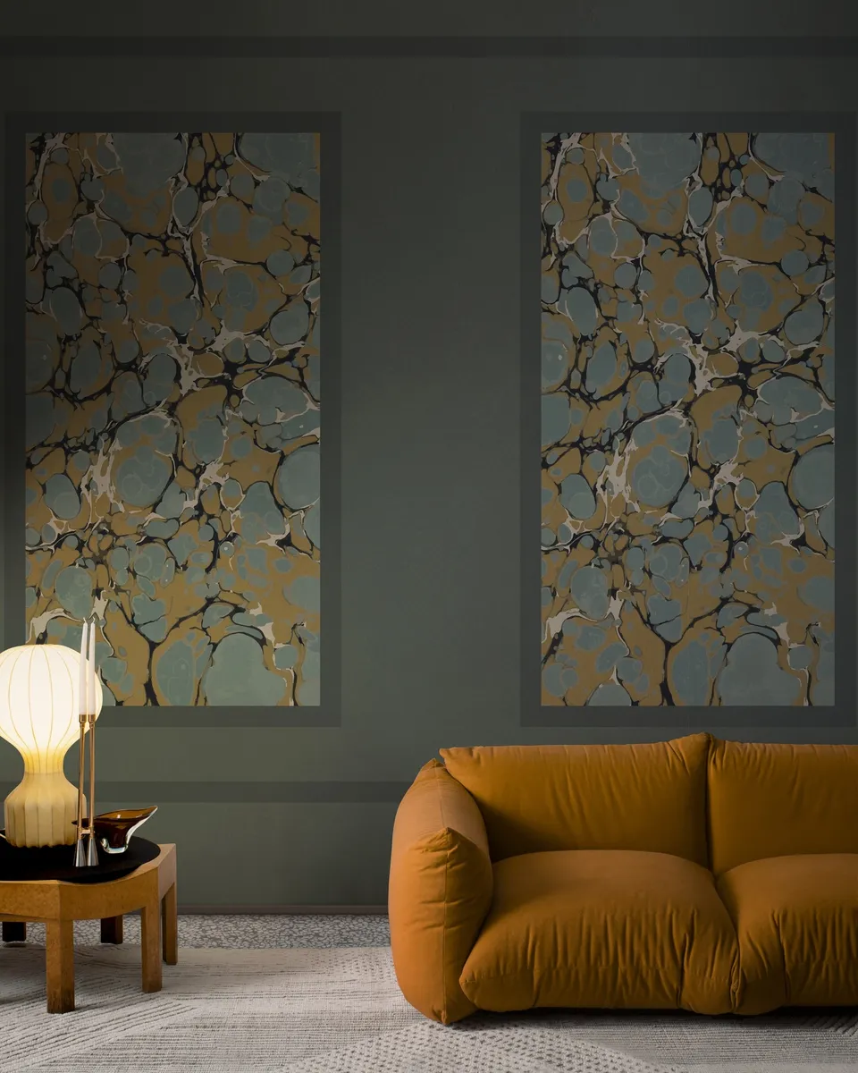 Обои для стен Wall&Deco 2024 Contemporary Wallpaper MAGMA