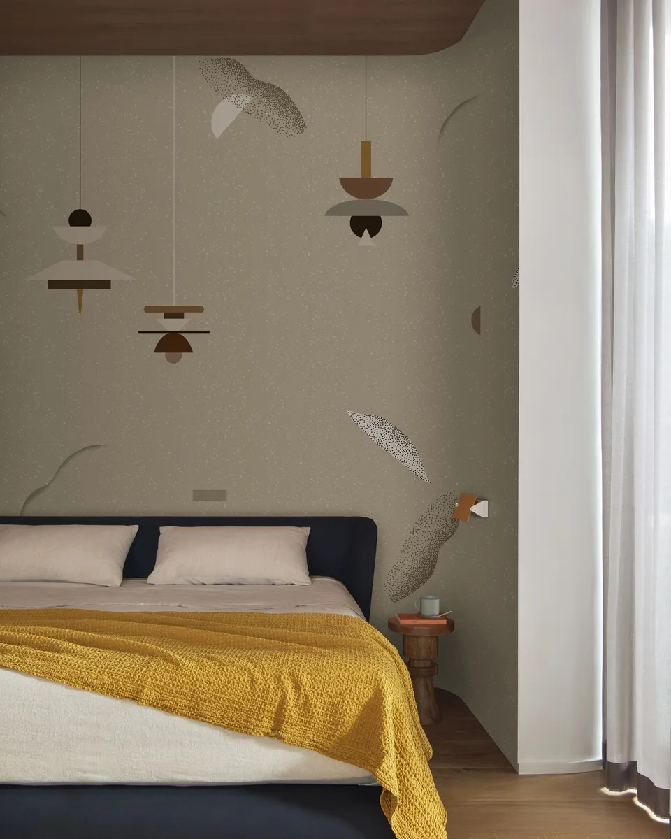 Обои для стен Wall&Deco 2024 Contemporary Wallpaper UKABO