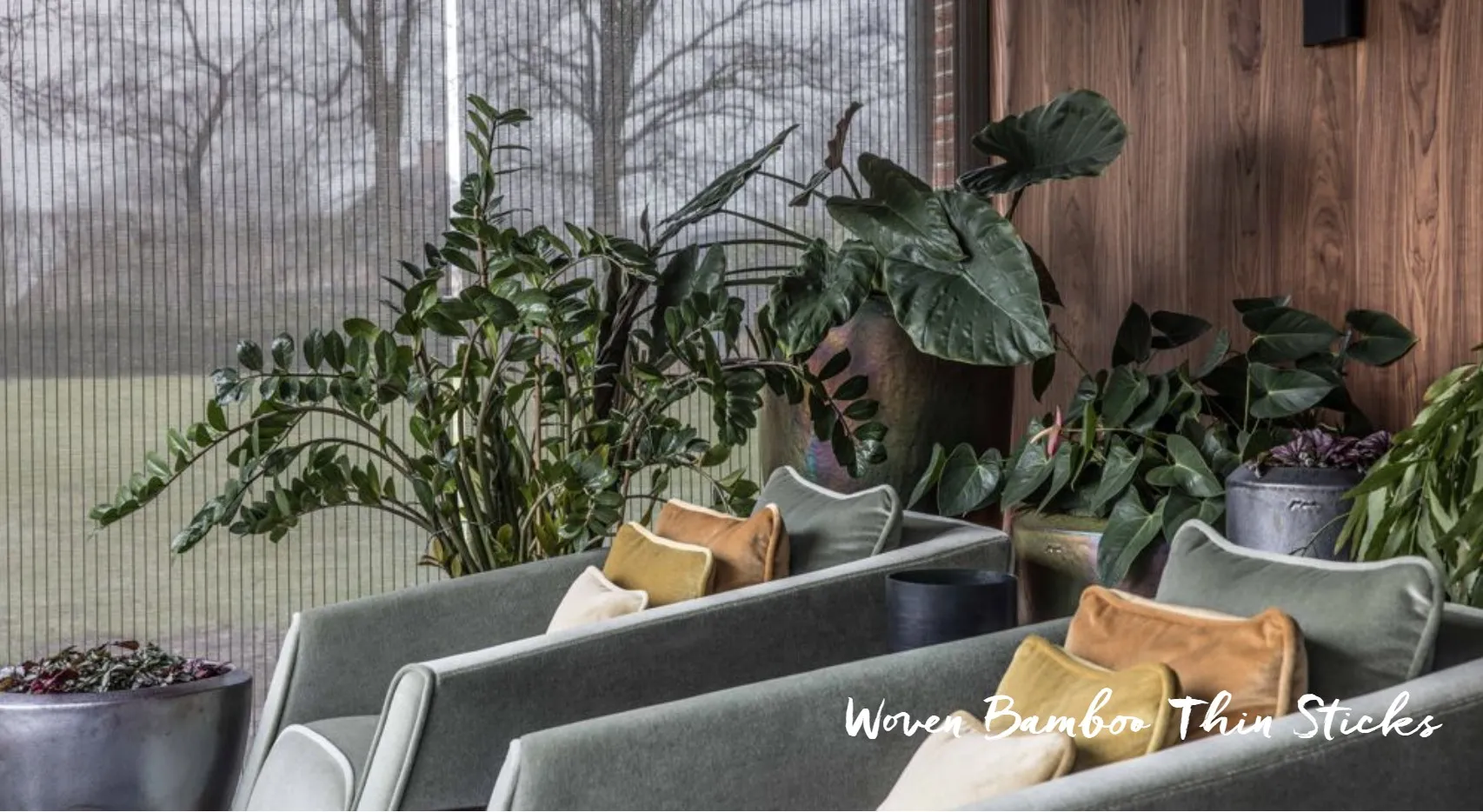 Рулонные шторы Woven bamboo TS