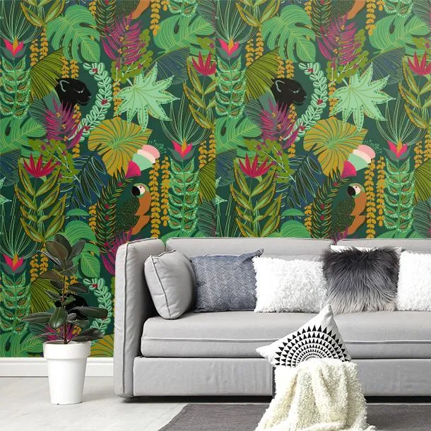 Обои для стен Faboie Whispering In The Jungle F-WJ1001 #4