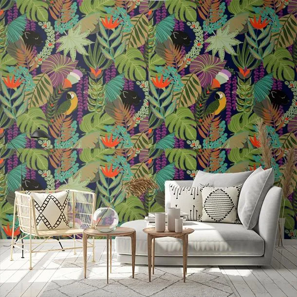 Обои для стен Faboie Whispering In The Jungle F-WJ1004 #2