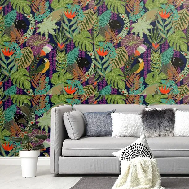 Обои для стен Faboie Whispering In The Jungle F-WJ1004 #4