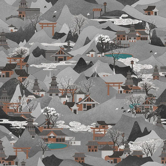 Обои для стен Faboie Chinoiserie F-CN1803