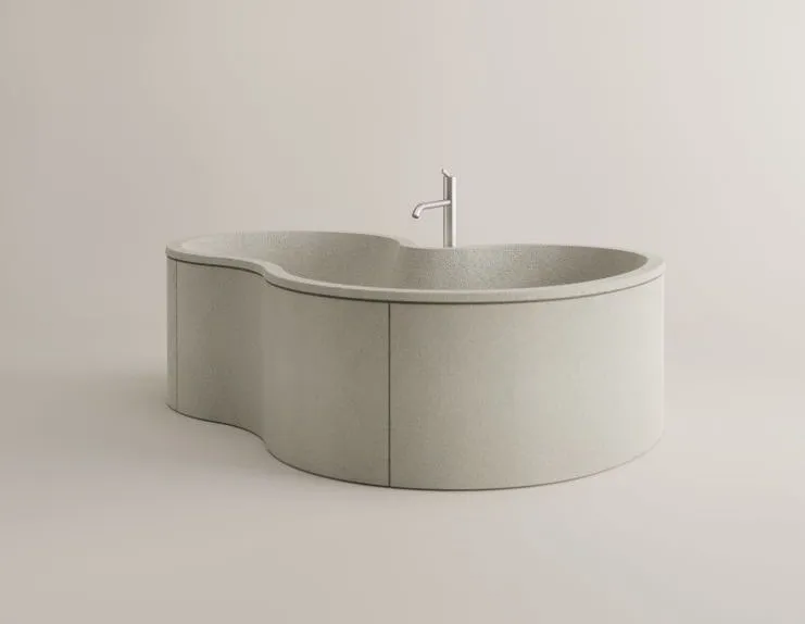 Ванна DR_Cemento-Luci-Set