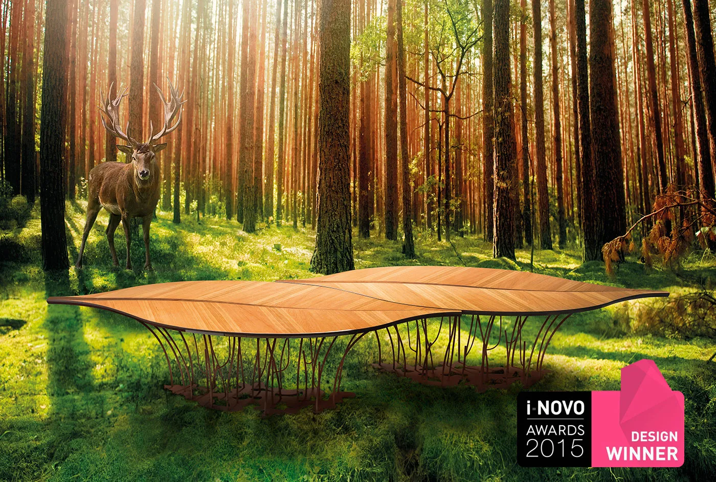 Стол TAVOLO FOGLIA FENICE #2