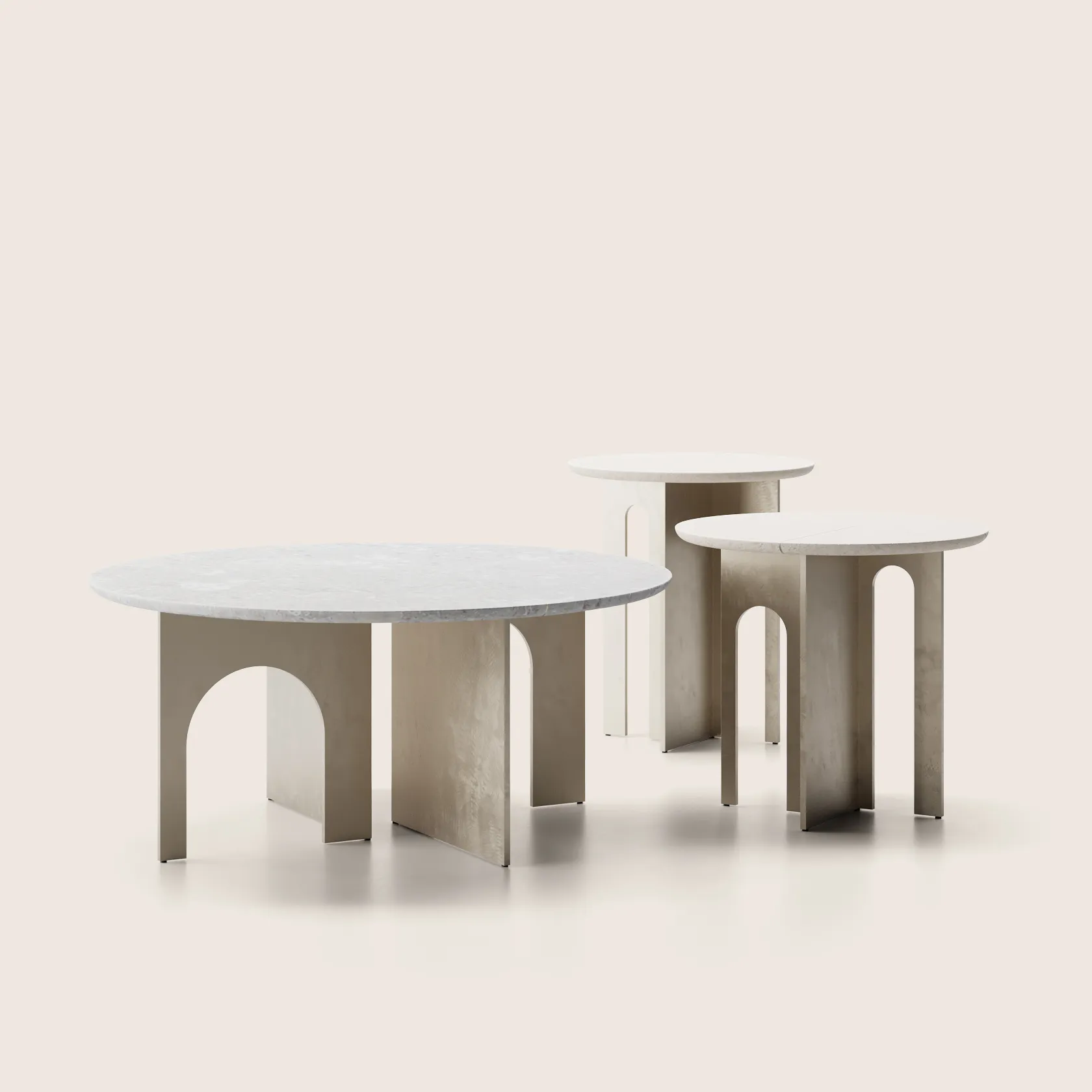 Журнальный столик ARCHE-COMPOSIZIONE_SFONDO20BEIGE