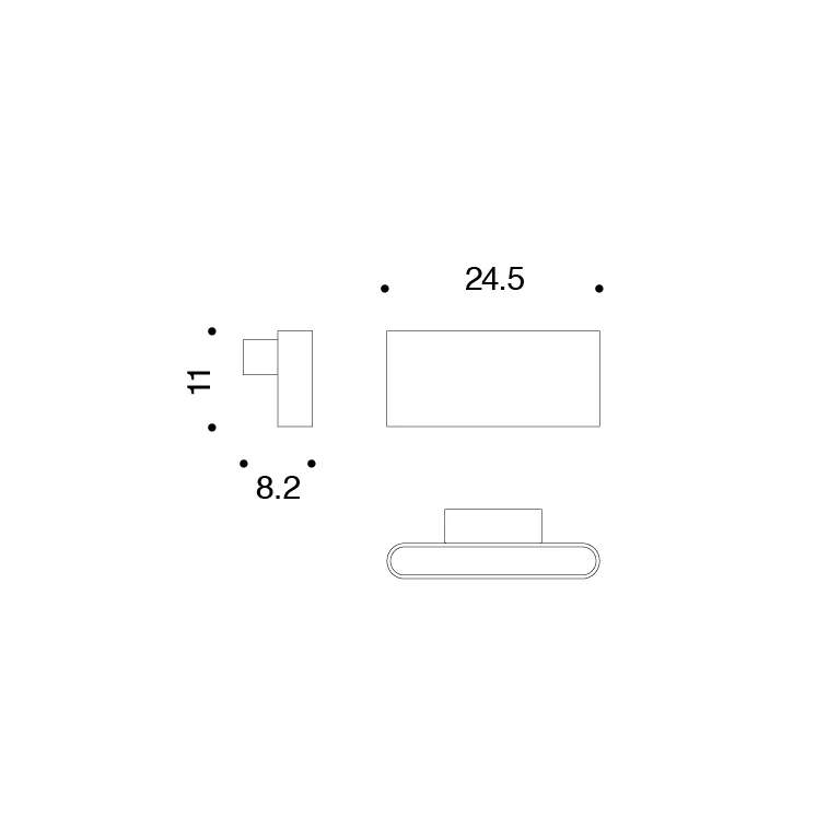 Бра Two flags wall #2