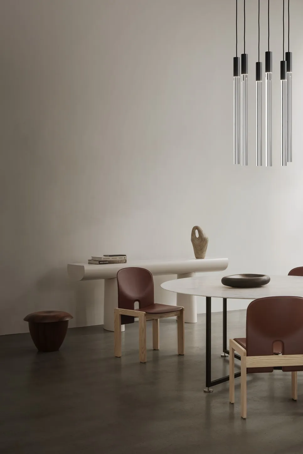 Кресло Scarpa_121 Chair_Mocca stained ash_Moka leather_Packshot #5