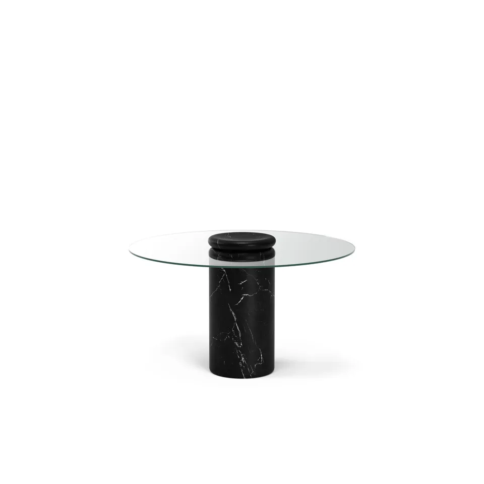 Стол Castore_Dining_Table_Nero_Marquina_Clear_G