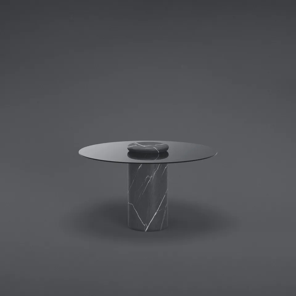 Стол Castore_Dining_Table_Nero_Marquina_Clear_G #5
