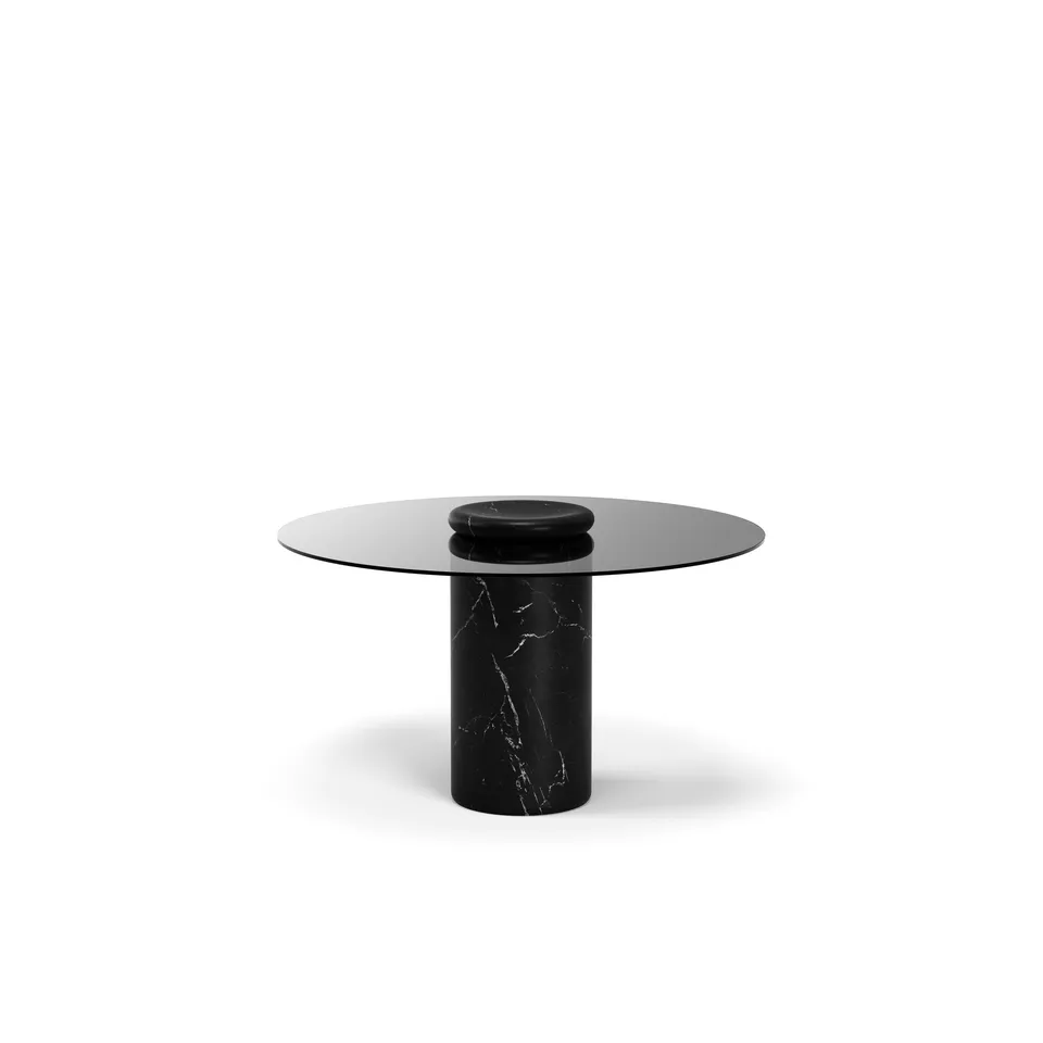 Стол Castore_Dining_Table_Nero_Marquina_Smoked